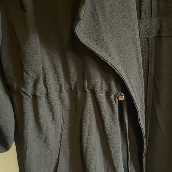 H&M Divided size 12 black 3/4 length duster - Picture 3 of 4